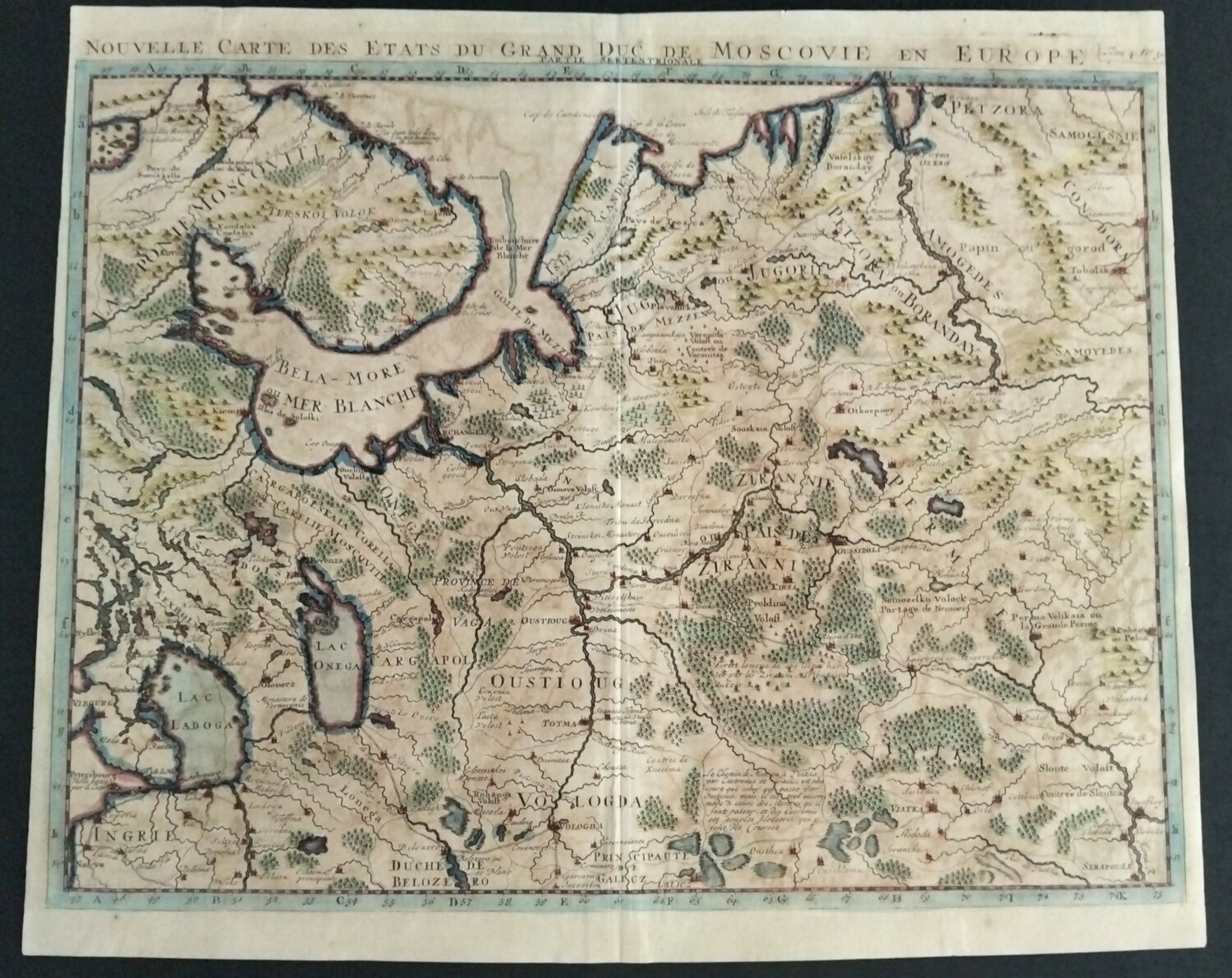 Карта северной Московии 1714 год. Карта северной Московии 1714 год.