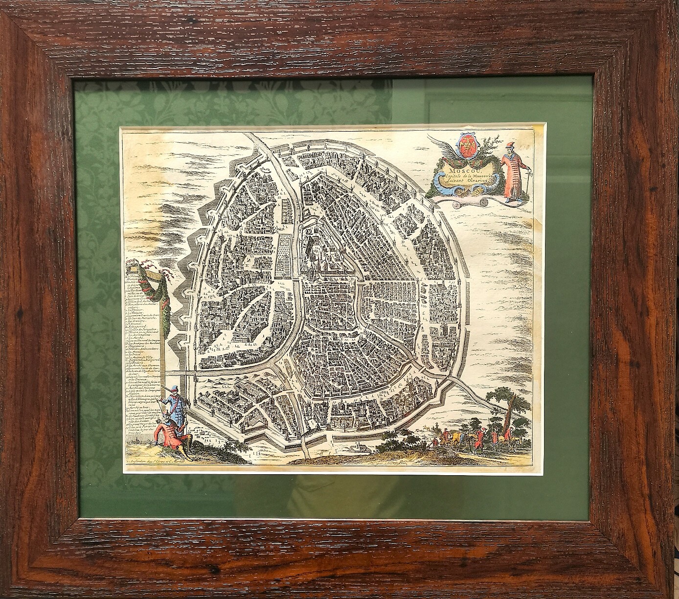 План Москвы 1730-е гг. RRR