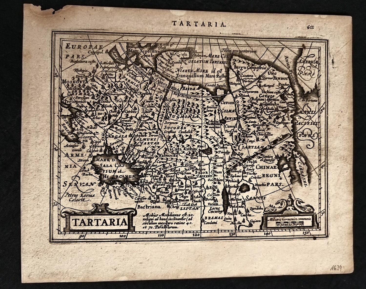 Карта Тартарии 1634 года. Карта Тартарии 1634 года.