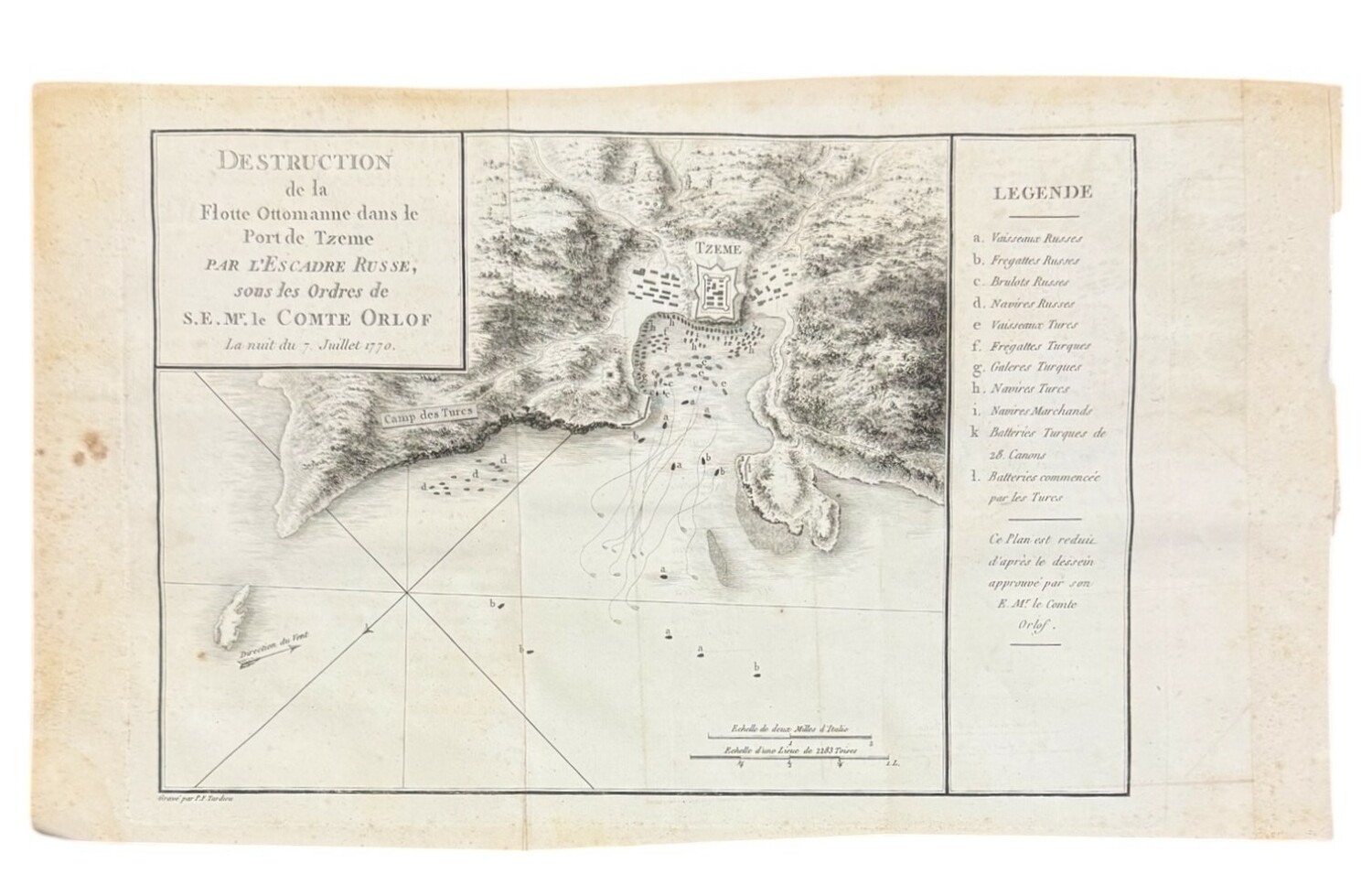 Карта Уничтожение Османского флота русской эскадрой 1770 год. Карта Уничтожение Османского флота русской эскадрой 1770 год.